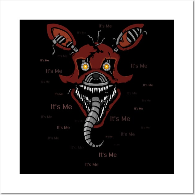 Five Nights at Freddy's - FNAF 4 - Nightmare Foxy Wall Art by Kaiserin